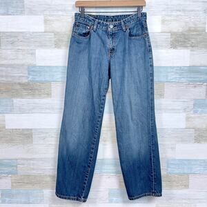 POLO Jeans Ralph Lauren Straight Saturday Jeans Vintage 90s 100% Cotton Womens 6